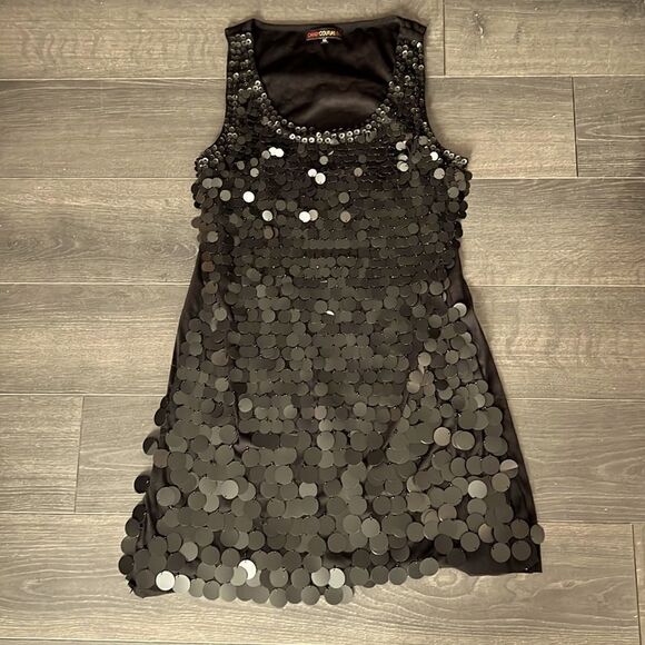 XL Candy Couture Sequin Disc Mini Dress - Picture 1 of 6